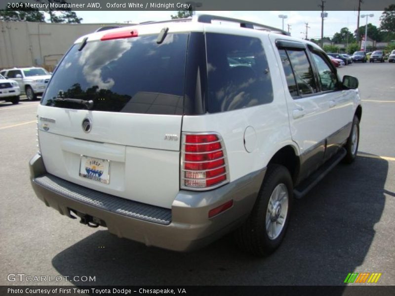 Oxford White / Midnight Grey 2004 Mercury Mountaineer AWD