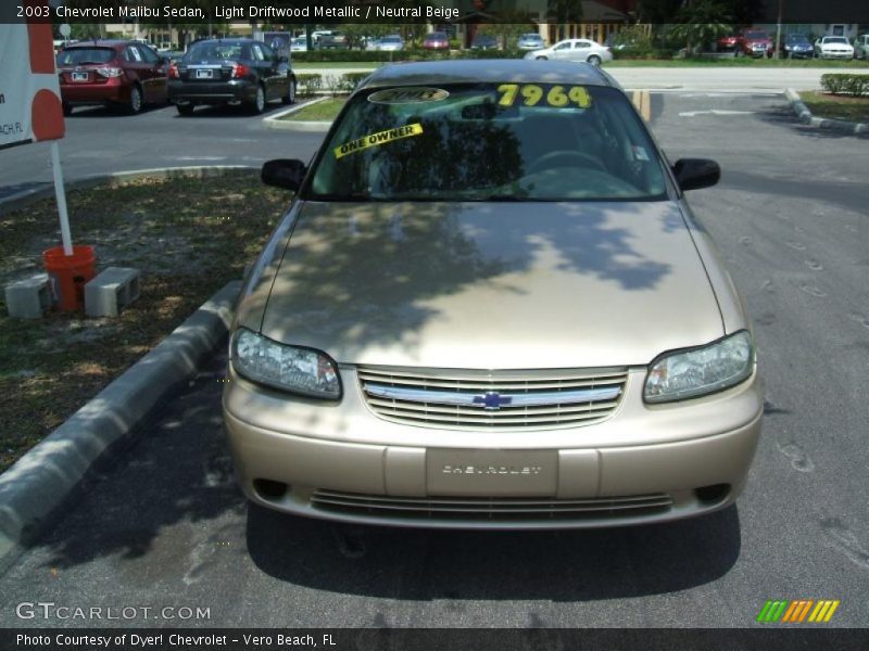 Light Driftwood Metallic / Neutral Beige 2003 Chevrolet Malibu Sedan