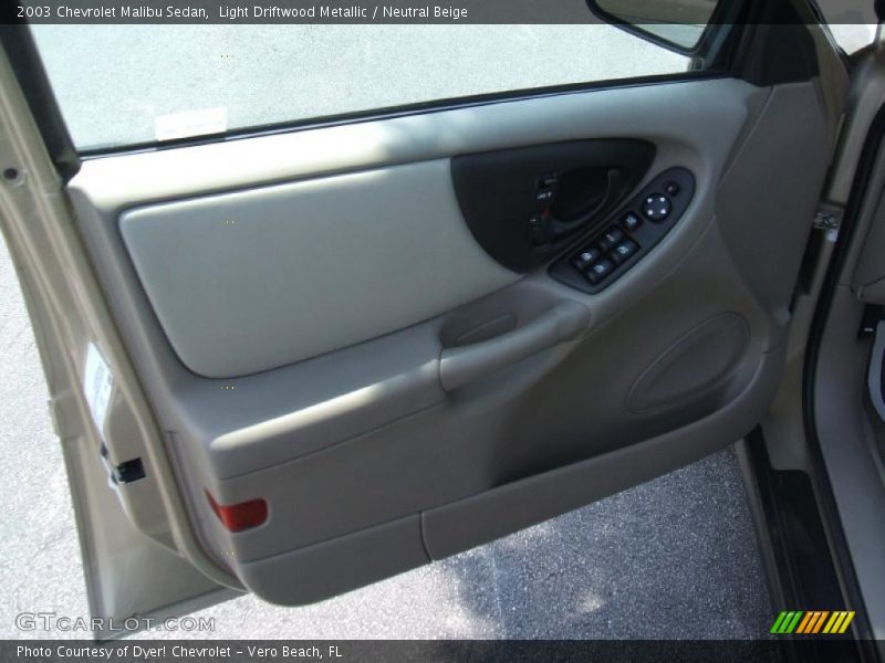 Light Driftwood Metallic / Neutral Beige 2003 Chevrolet Malibu Sedan
