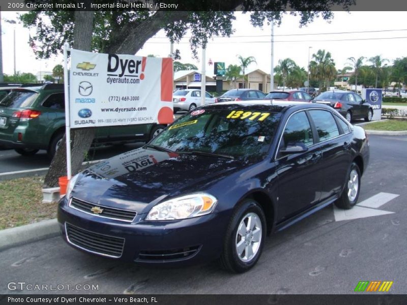 Imperial Blue Metallic / Ebony 2009 Chevrolet Impala LT