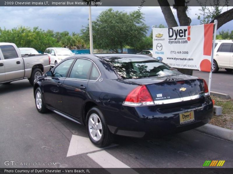 Imperial Blue Metallic / Ebony 2009 Chevrolet Impala LT