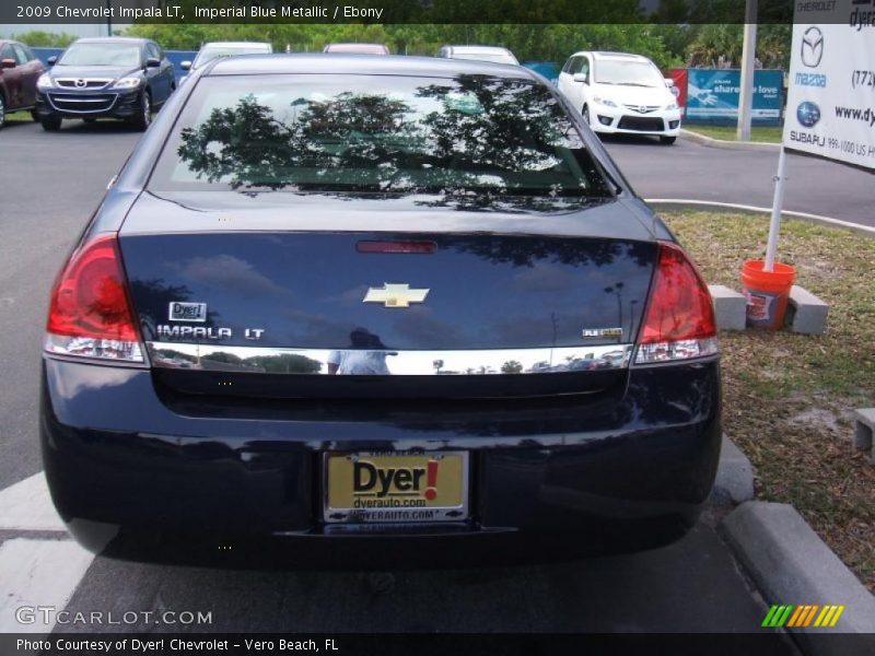 Imperial Blue Metallic / Ebony 2009 Chevrolet Impala LT