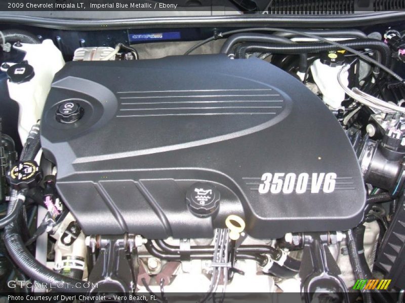 Imperial Blue Metallic / Ebony 2009 Chevrolet Impala LT