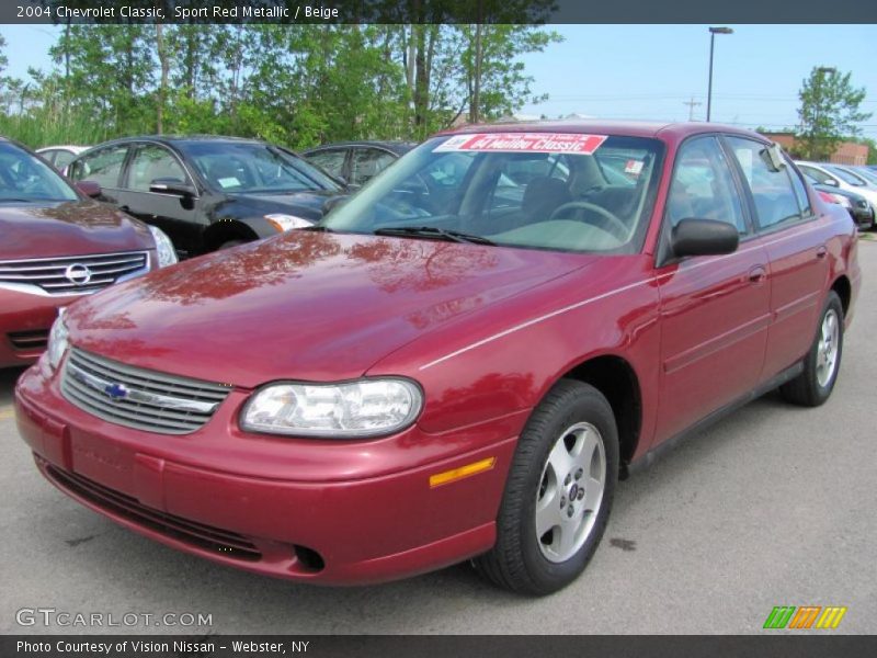 Sport Red Metallic / Beige 2004 Chevrolet Classic