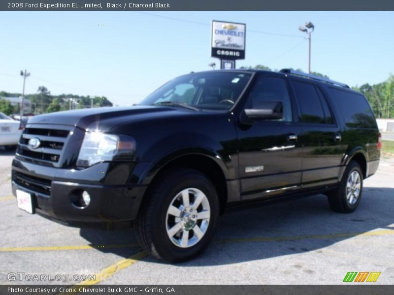 Black / Charcoal Black 2008 Ford Expedition EL Limited