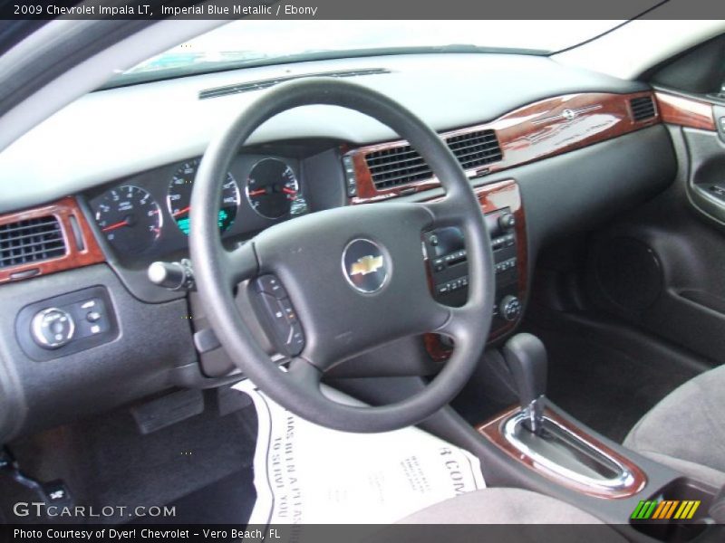 Imperial Blue Metallic / Ebony 2009 Chevrolet Impala LT