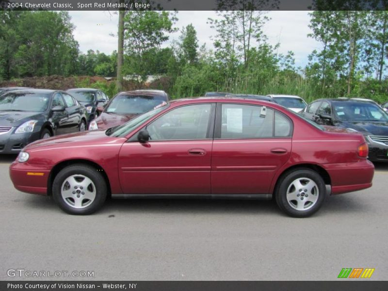 Sport Red Metallic / Beige 2004 Chevrolet Classic