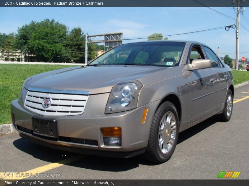 Radiant Bronze / Cashmere 2007 Cadillac CTS Sedan