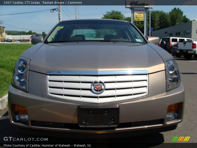 Radiant Bronze / Cashmere 2007 Cadillac CTS Sedan