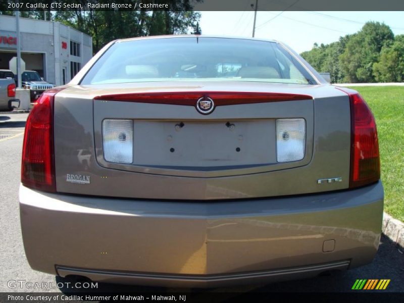 Radiant Bronze / Cashmere 2007 Cadillac CTS Sedan