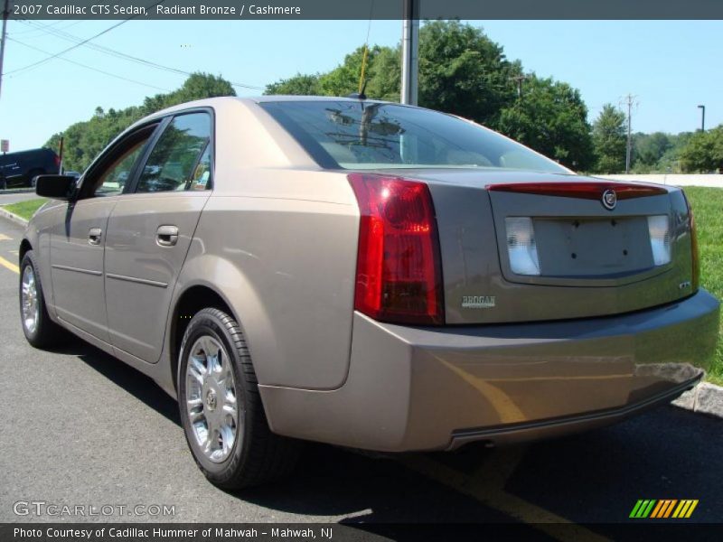 Radiant Bronze / Cashmere 2007 Cadillac CTS Sedan