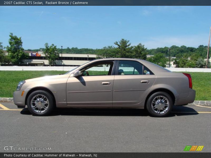 Radiant Bronze / Cashmere 2007 Cadillac CTS Sedan