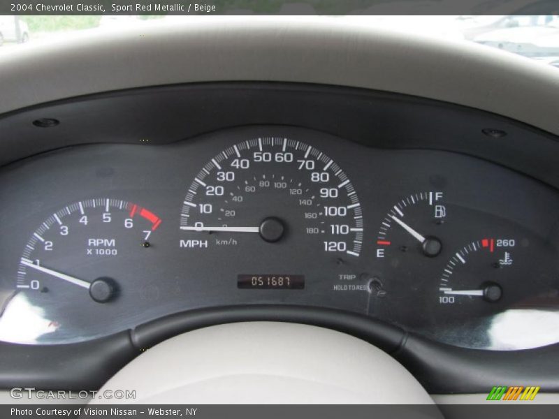 Sport Red Metallic / Beige 2004 Chevrolet Classic