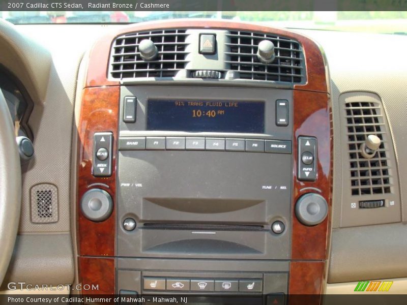 Radiant Bronze / Cashmere 2007 Cadillac CTS Sedan