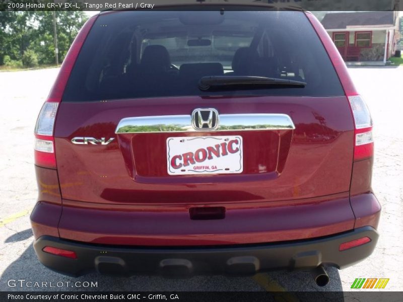 Tango Red Pearl / Gray 2009 Honda CR-V EX-L