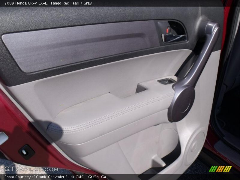 Tango Red Pearl / Gray 2009 Honda CR-V EX-L