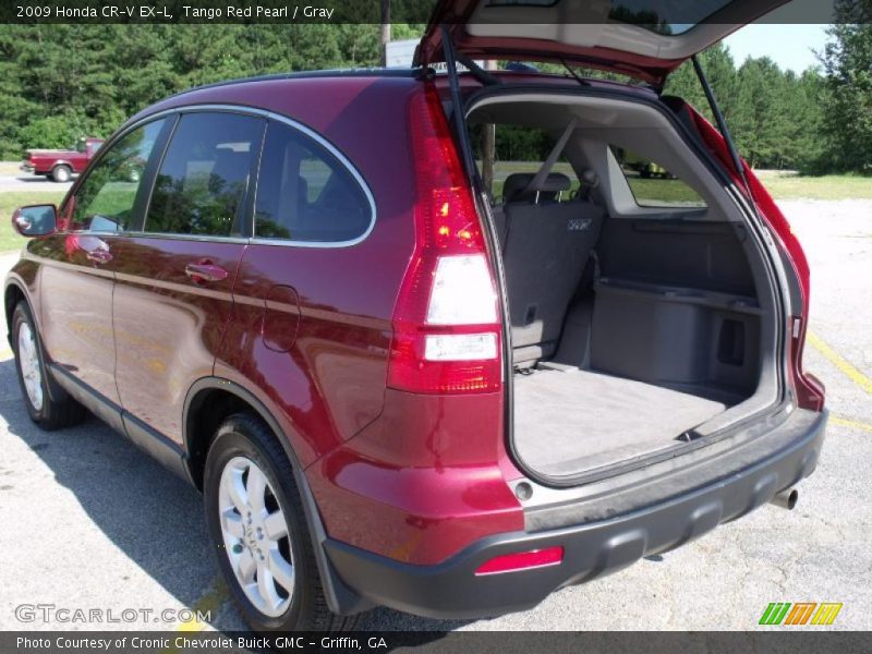 Tango Red Pearl / Gray 2009 Honda CR-V EX-L