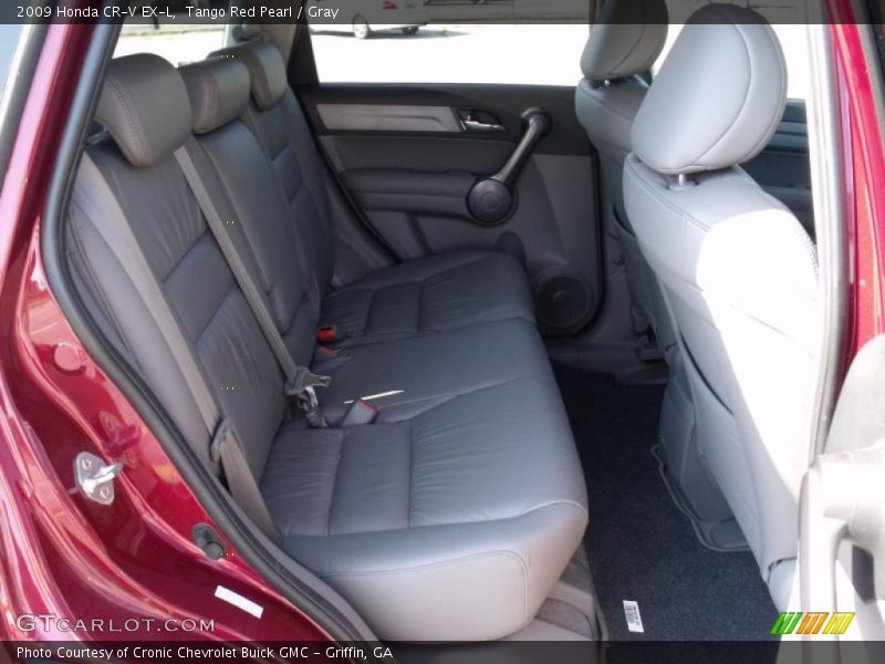 Tango Red Pearl / Gray 2009 Honda CR-V EX-L