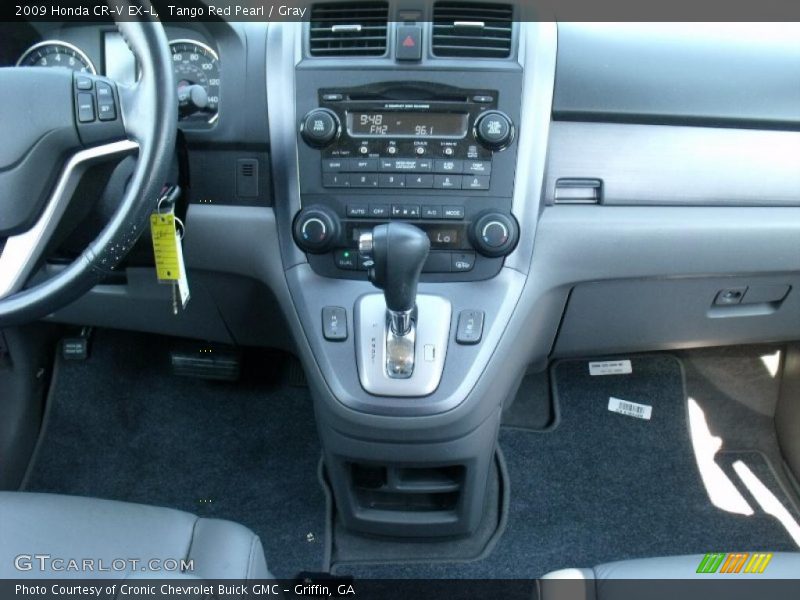 Tango Red Pearl / Gray 2009 Honda CR-V EX-L