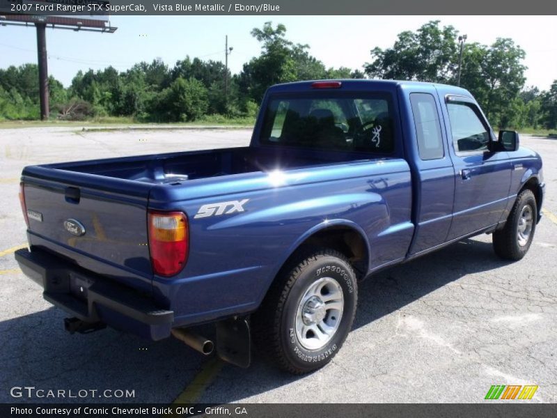 Vista Blue Metallic / Ebony/Blue 2007 Ford Ranger STX SuperCab