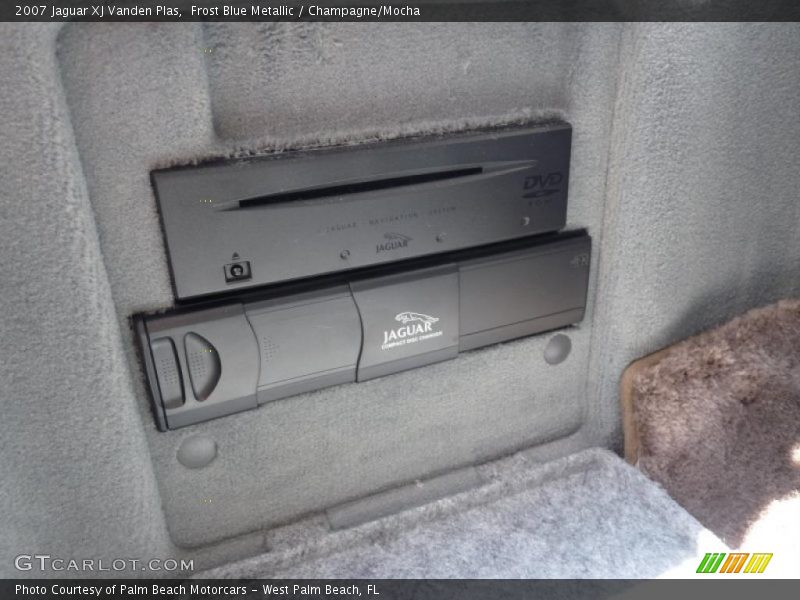 Frost Blue Metallic / Champagne/Mocha 2007 Jaguar XJ Vanden Plas