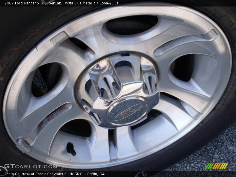 Vista Blue Metallic / Ebony/Blue 2007 Ford Ranger STX SuperCab