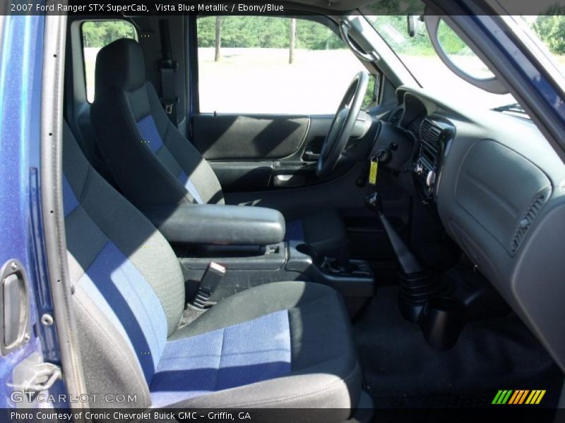 Vista Blue Metallic / Ebony/Blue 2007 Ford Ranger STX SuperCab