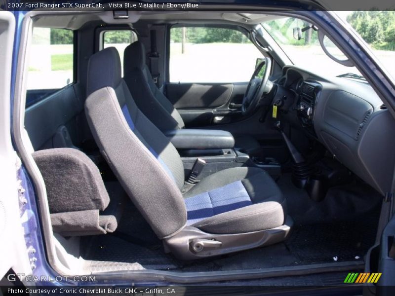 Vista Blue Metallic / Ebony/Blue 2007 Ford Ranger STX SuperCab