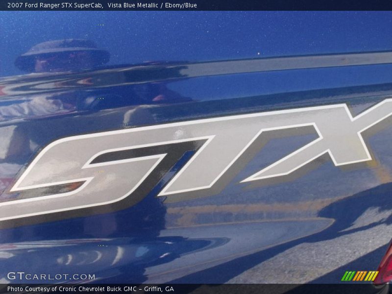 Vista Blue Metallic / Ebony/Blue 2007 Ford Ranger STX SuperCab