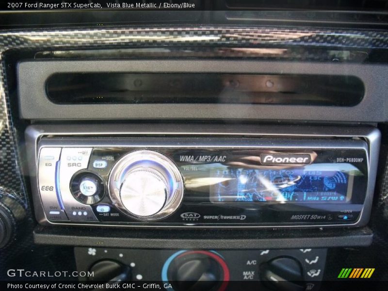 Vista Blue Metallic / Ebony/Blue 2007 Ford Ranger STX SuperCab