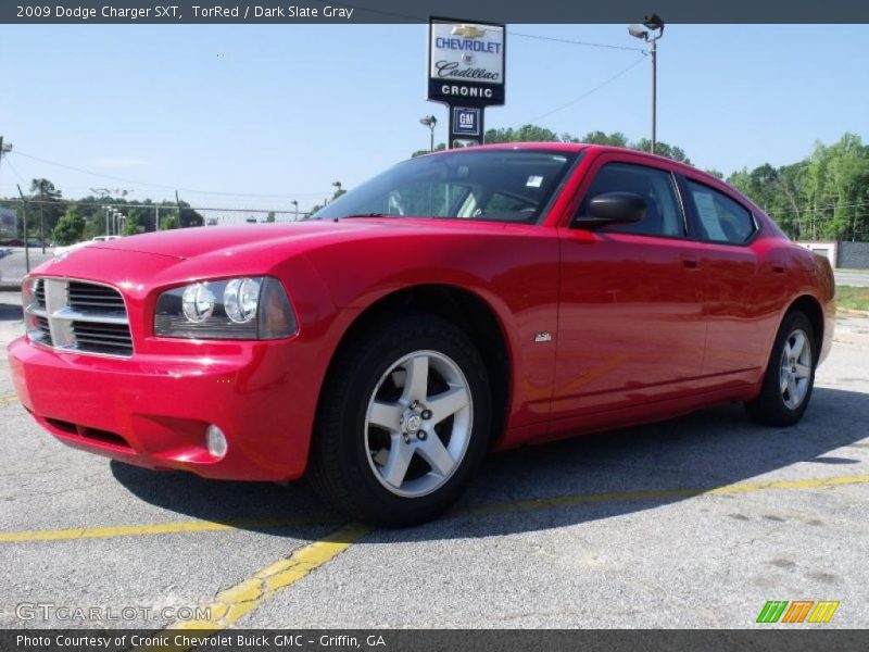TorRed / Dark Slate Gray 2009 Dodge Charger SXT