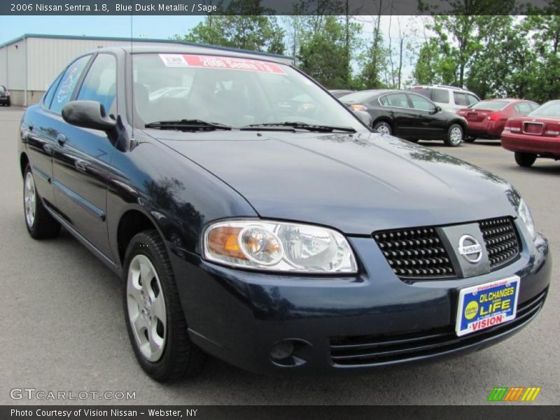 Blue Dusk Metallic / Sage 2006 Nissan Sentra 1.8
