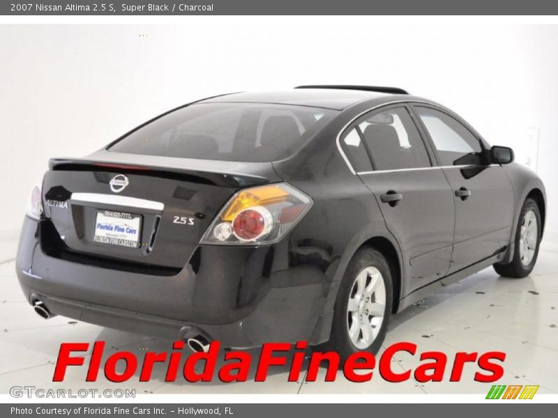 Super Black / Charcoal 2007 Nissan Altima 2.5 S