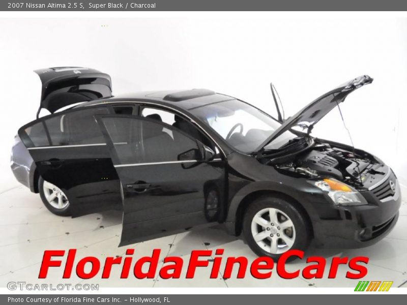 Super Black / Charcoal 2007 Nissan Altima 2.5 S