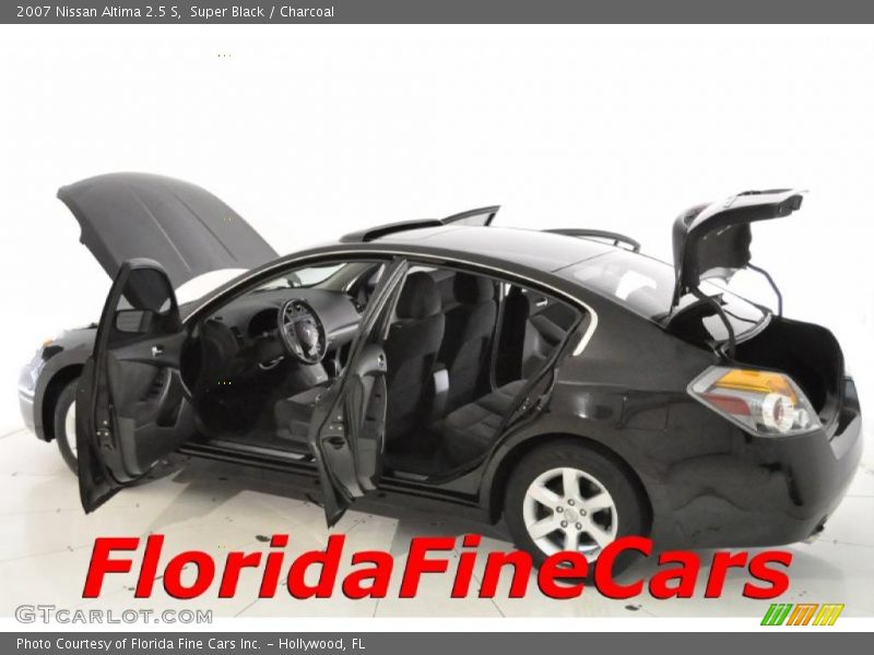 Super Black / Charcoal 2007 Nissan Altima 2.5 S