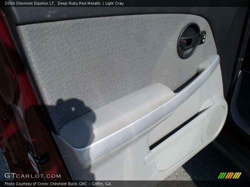 Deep Ruby Red Metallic / Light Gray 2009 Chevrolet Equinox LT
