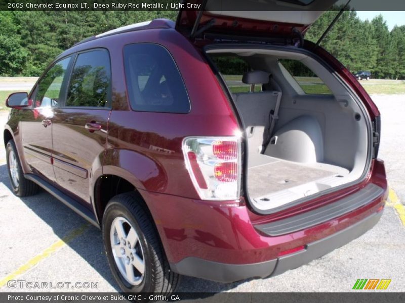 Deep Ruby Red Metallic / Light Gray 2009 Chevrolet Equinox LT