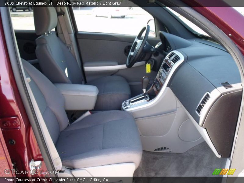 Deep Ruby Red Metallic / Light Gray 2009 Chevrolet Equinox LT