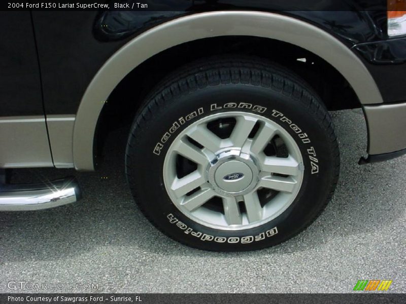 Black / Tan 2004 Ford F150 Lariat SuperCrew