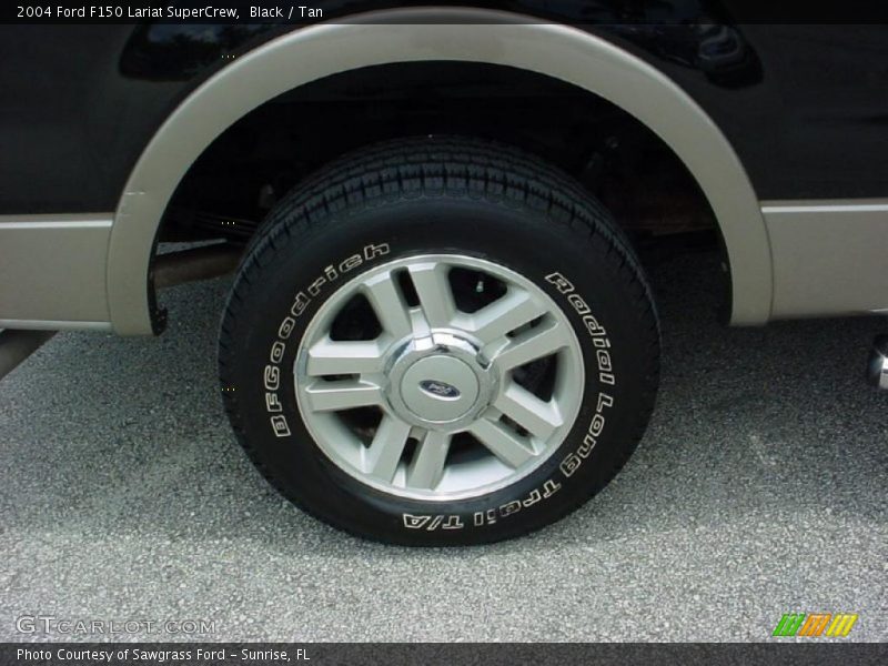 Black / Tan 2004 Ford F150 Lariat SuperCrew