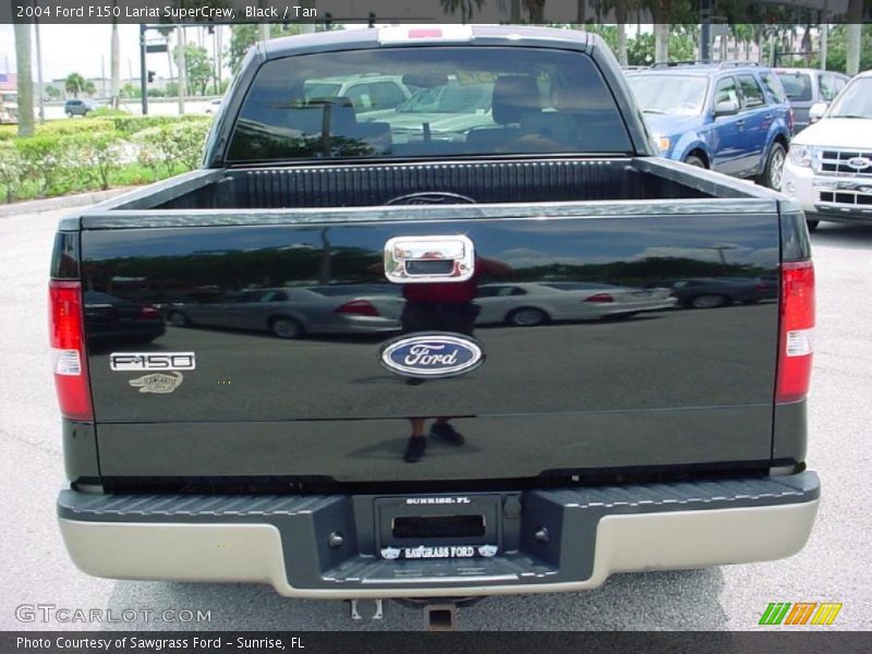Black / Tan 2004 Ford F150 Lariat SuperCrew