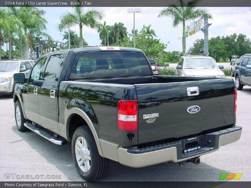 Black / Tan 2004 Ford F150 Lariat SuperCrew
