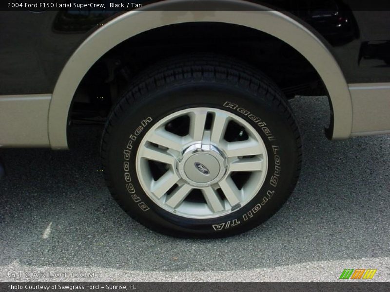 Black / Tan 2004 Ford F150 Lariat SuperCrew
