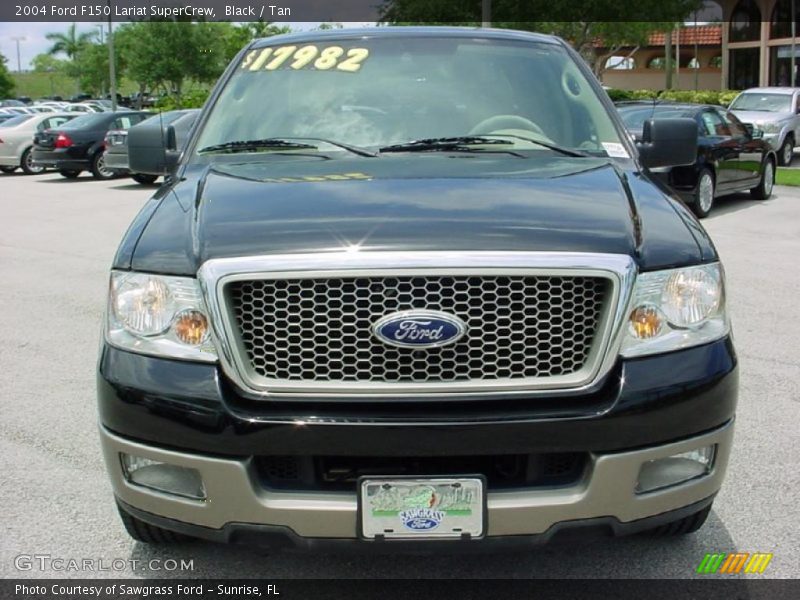 Black / Tan 2004 Ford F150 Lariat SuperCrew