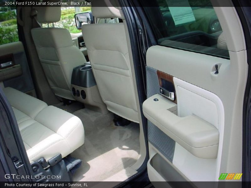 Black / Tan 2004 Ford F150 Lariat SuperCrew
