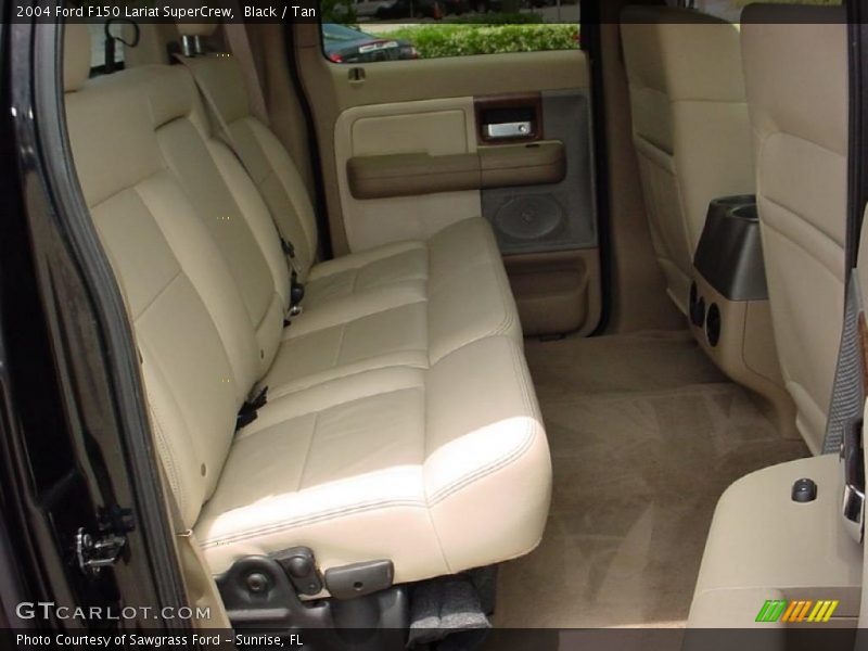 Black / Tan 2004 Ford F150 Lariat SuperCrew