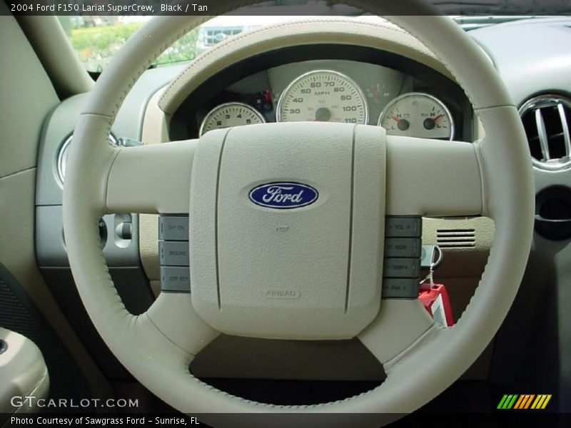 Black / Tan 2004 Ford F150 Lariat SuperCrew