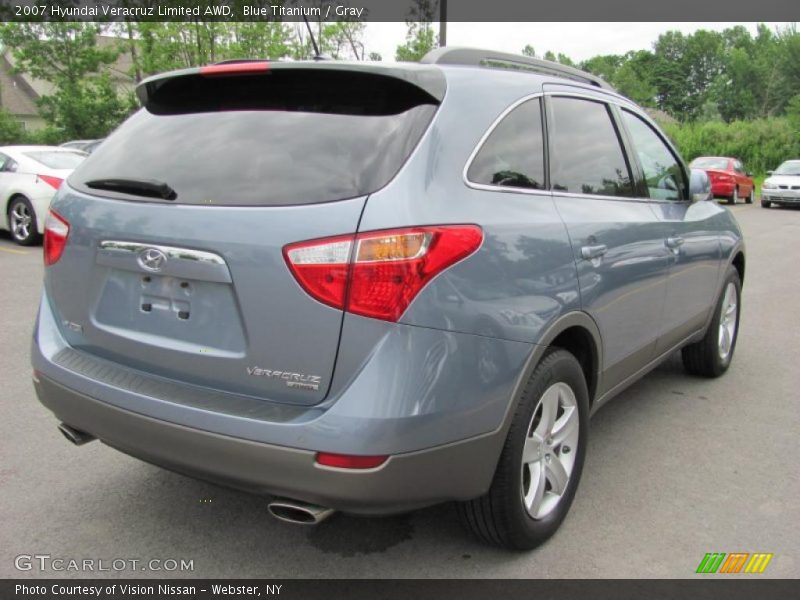 Blue Titanium / Gray 2007 Hyundai Veracruz Limited AWD