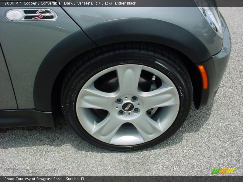 Dark Silver Metallic / Black/Panther Black 2006 Mini Cooper S Convertible