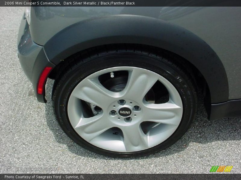 Dark Silver Metallic / Black/Panther Black 2006 Mini Cooper S Convertible